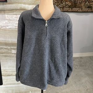 Lands End Polartec Quarter Zip Fleece. Size L